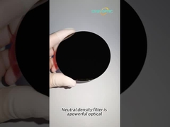 25.4mm filtri di vetro ottico 50 Scratch Dig Absorptive Neutral Density Filter