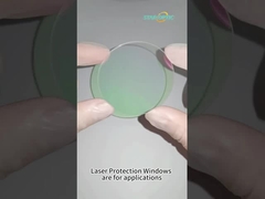 Vetro ottico a silice fuso UV finestre di sicurezza laser da 633 nm